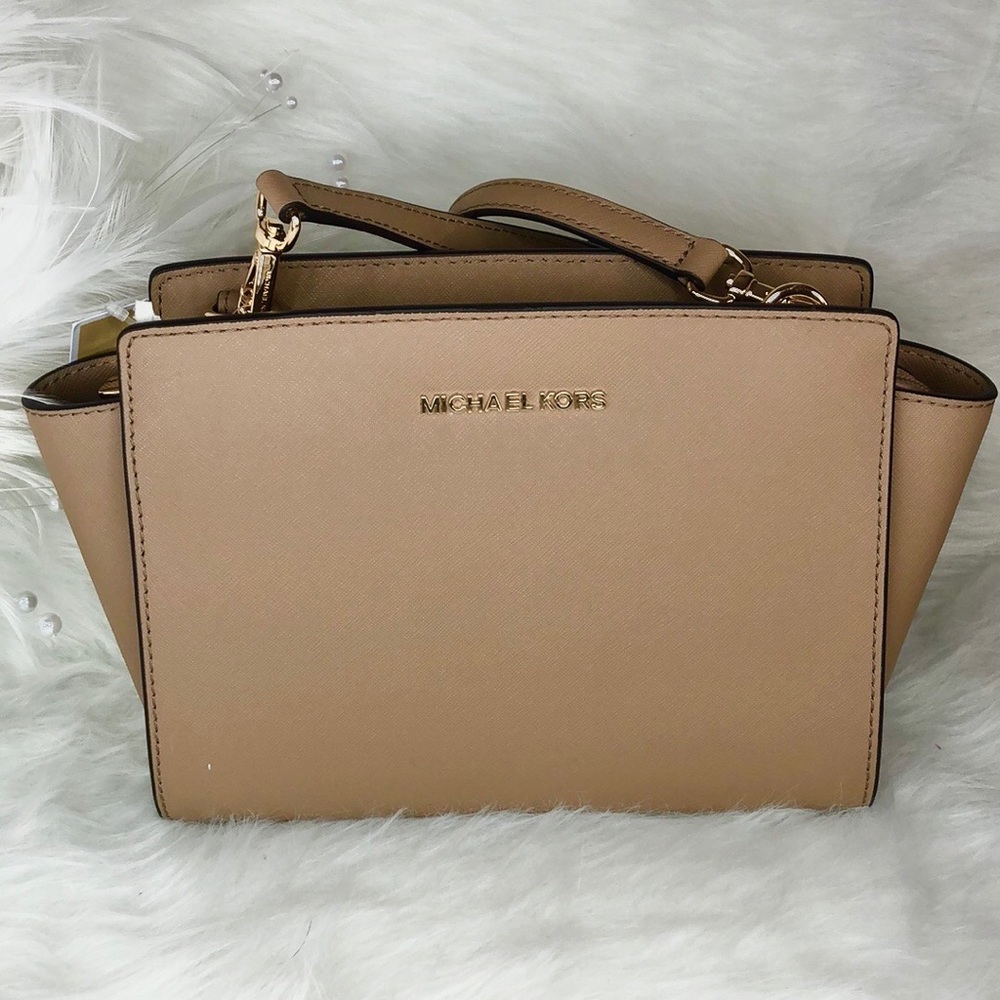 NEW Michael Kors Dark Khaki Selma Wallet Set - Picture 4 of 8